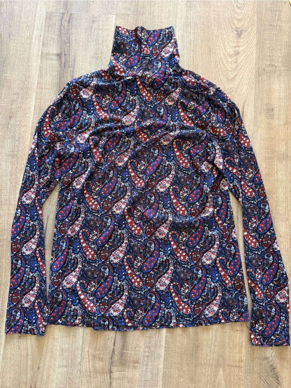 Tristan Sheer Mesh Paisley Long Sleeve Whimsigoth Office Siren Indie Sleaze L